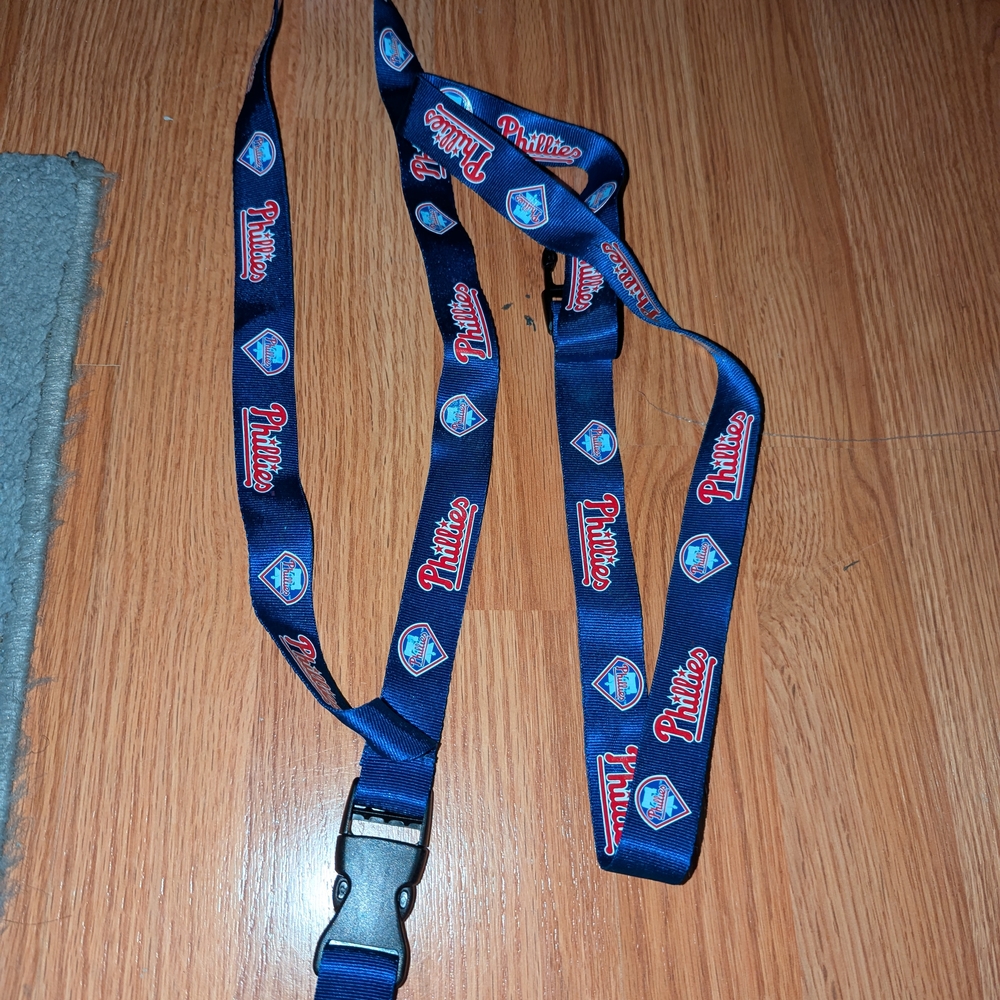 Blue Phillies Lanyard